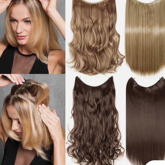 Premium Blonde Hair Extensions AM01 14” Blended Women - Picture 1 of 8